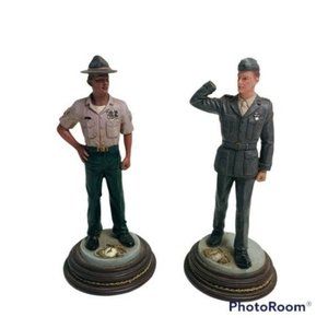 Vintage American Heroes Mini Figurine Lot Of 2 Semper Fi New Crop VANMARK 6”